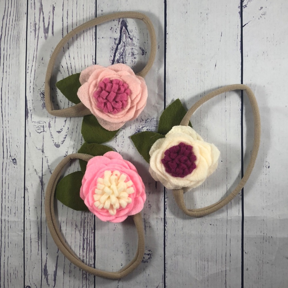 Boho headband baby headband flower headband